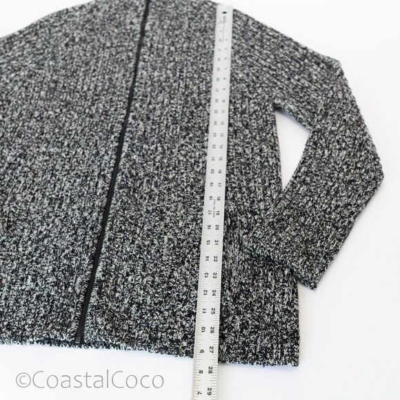 Vintage Italian Knit Cardigan L Sweater 100% Fine Merino Wool Normcore Scandi - Picture 12 of 13